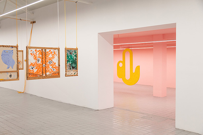 Bianca Barandun - vista de la exposición "Hollow Bones"