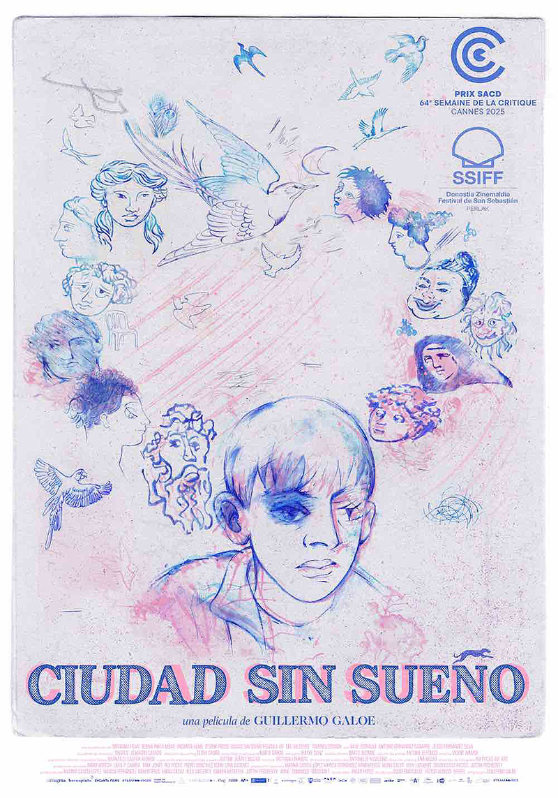 Ciudad sin sueño - poster de la película creado por los Bravu