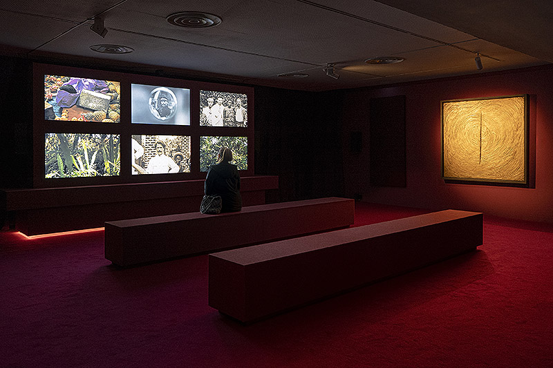 Vista de la videoinstalación