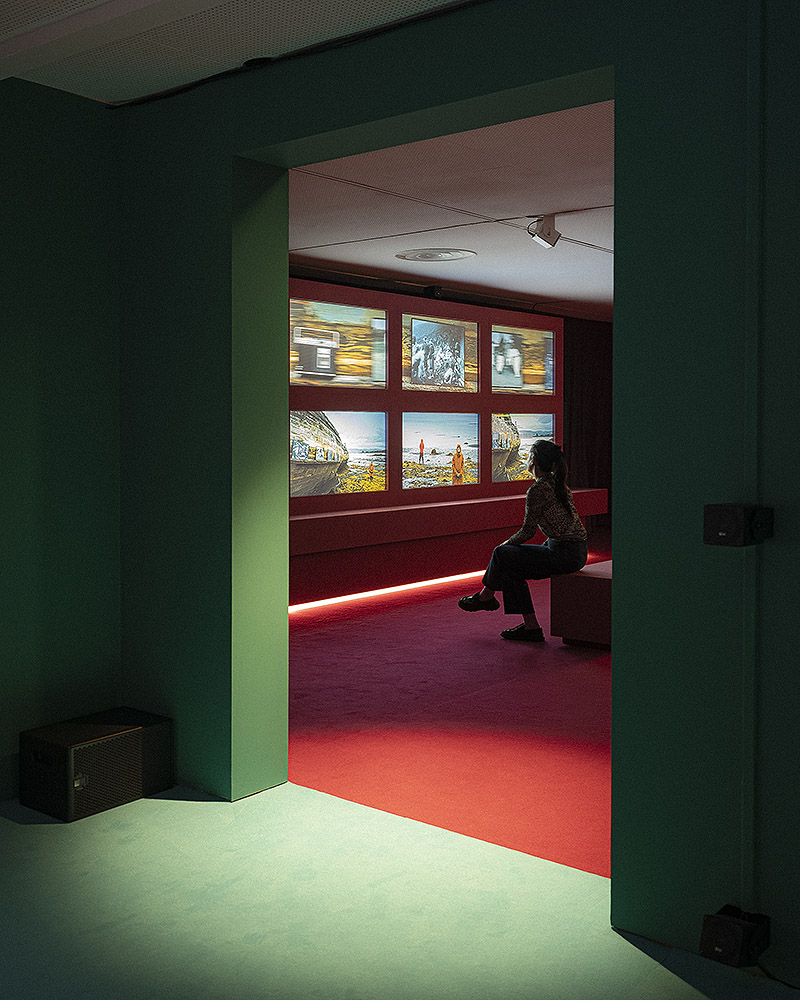 Vista de la videoinstalación