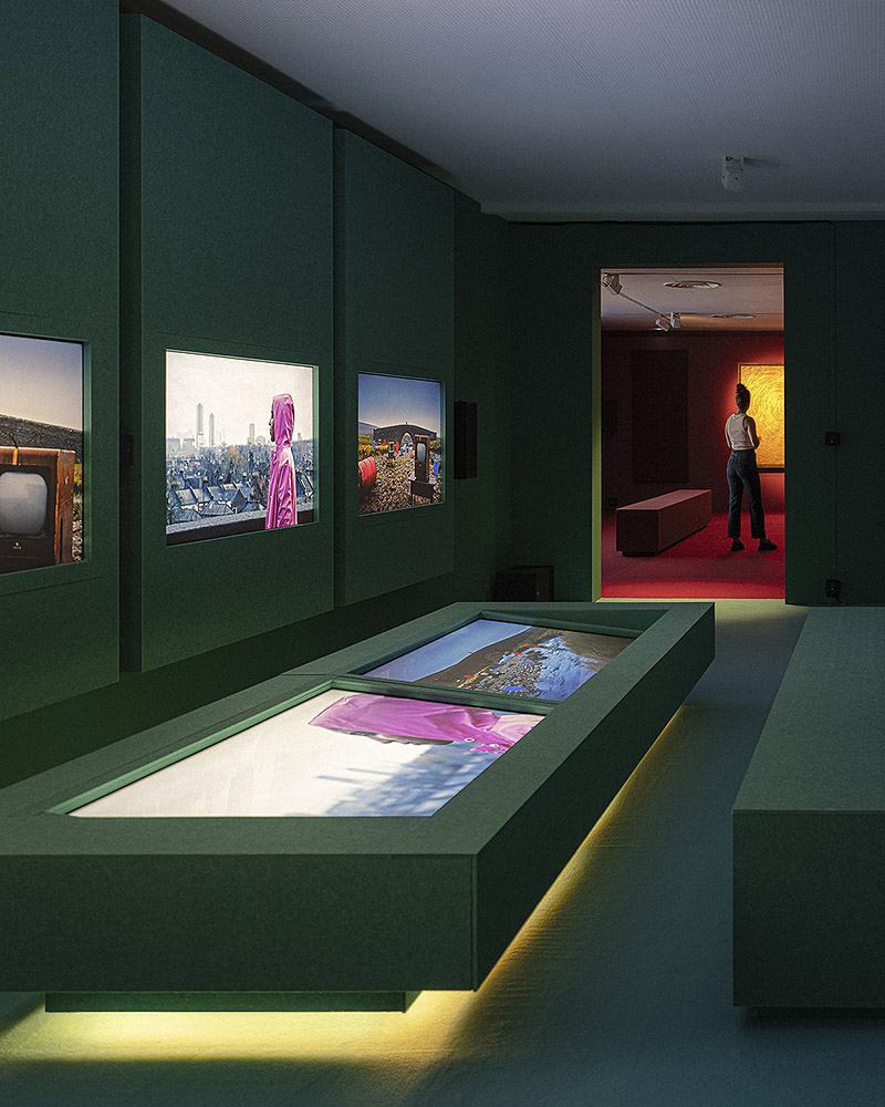 Vista de la videoinstalación