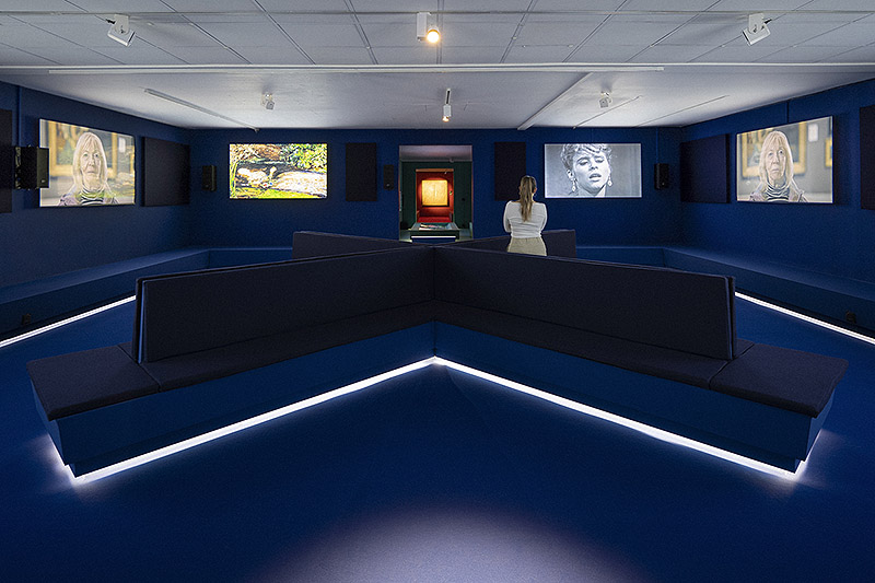 Vista de la videoinstalación