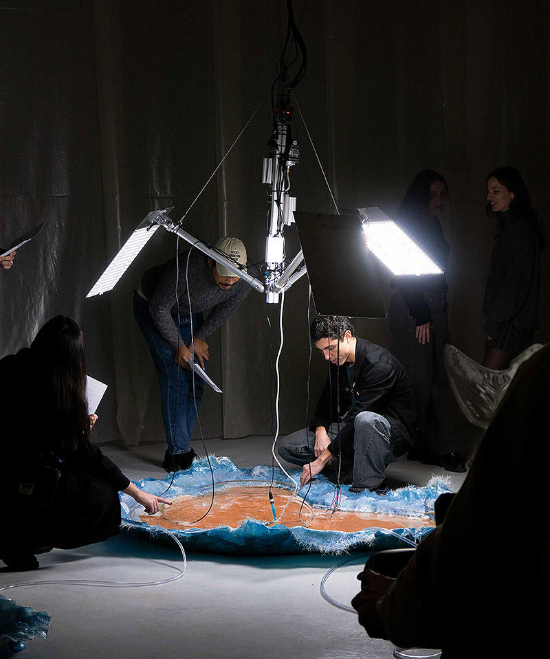 Foto de un proceso de trabajo