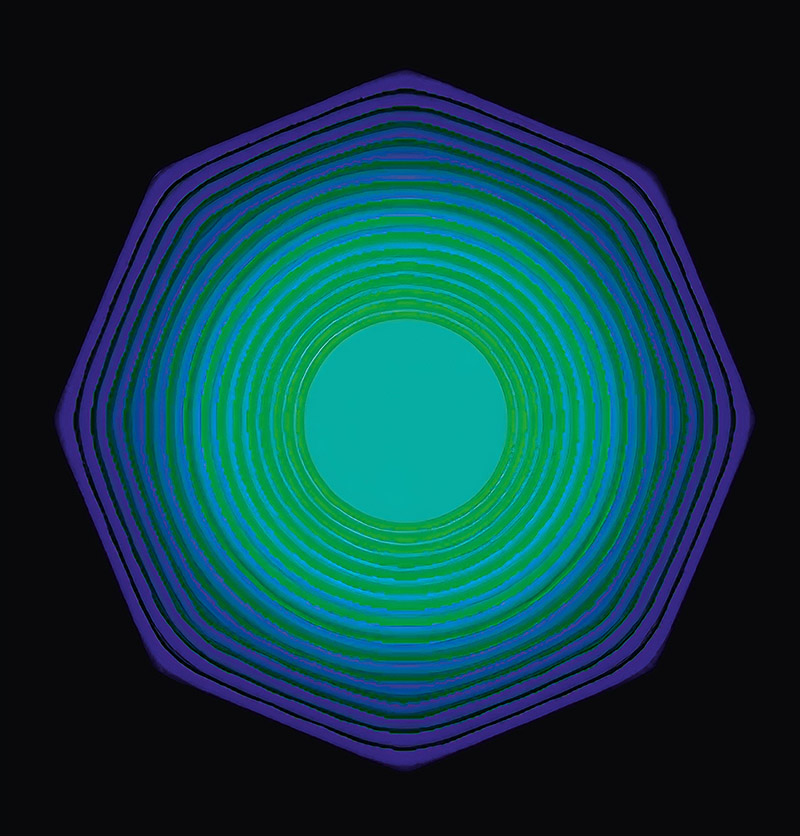 Imagen generada por ordenador a modo de espiral