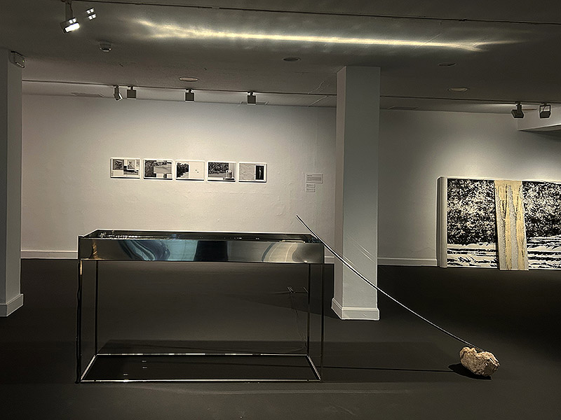 Vacío Ritual, Rito Pleno - vista de la exposición en la sala Amadís