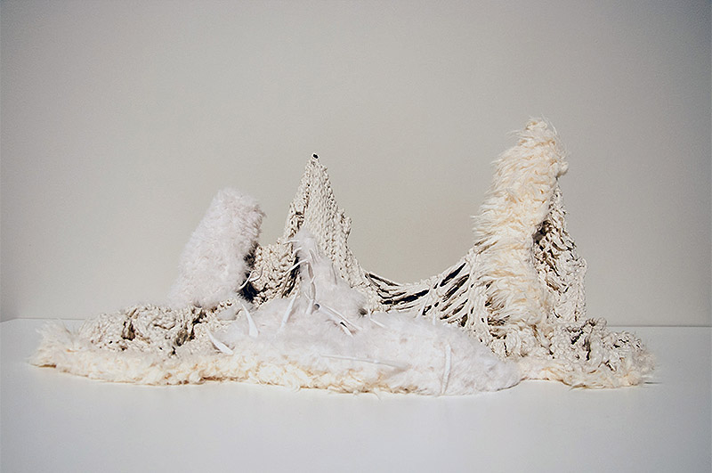 Vacío Ritual, Rito Pleno - vista de la exposición en la sala Amadís