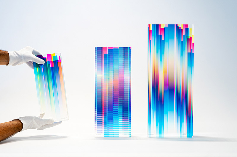 Vitrium de Felipe Pantone: colección de esculturas cinéticas que exploran la interacción del color a través del movimiento