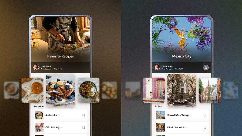 aplicación móvil organizar listas hypelist