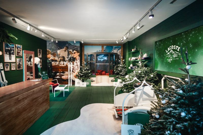 Chalet Lacoste Madrid tienda pop-up invierno