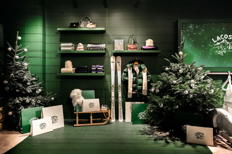 Chalet Lacoste Madrid tienda pop-up invierno