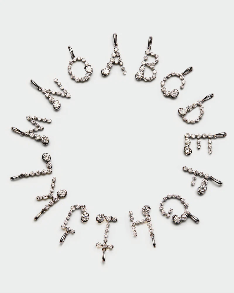 colgante inicial diamantes colección joyería pdpaola