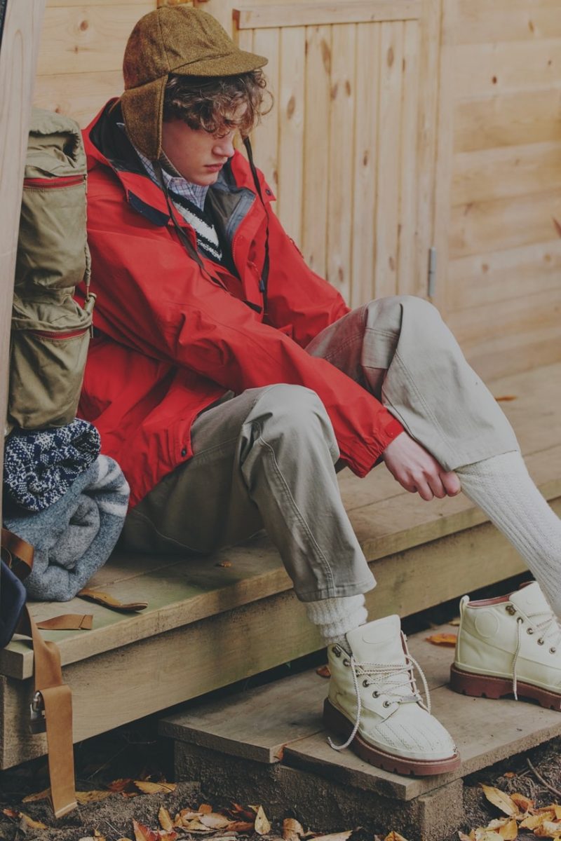 Botas de estilo hiking moda urbana