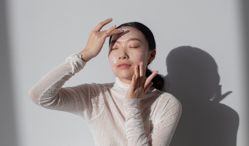 cosmética coreana huevo tratamiento facial poom