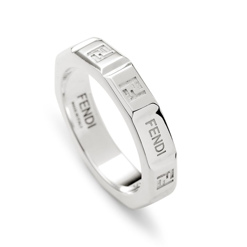 Fendi 925 joyas hombre plata esterlina