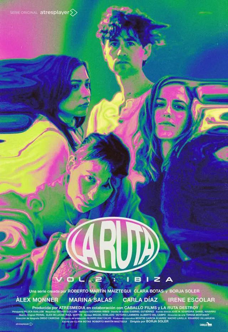 Irene Escolar, cartel de la la serie La Ruta Vol II