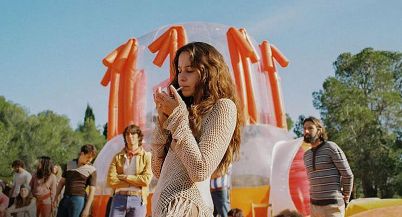 Irene Escolar, fotograma de la la serie La Ruta Vol II