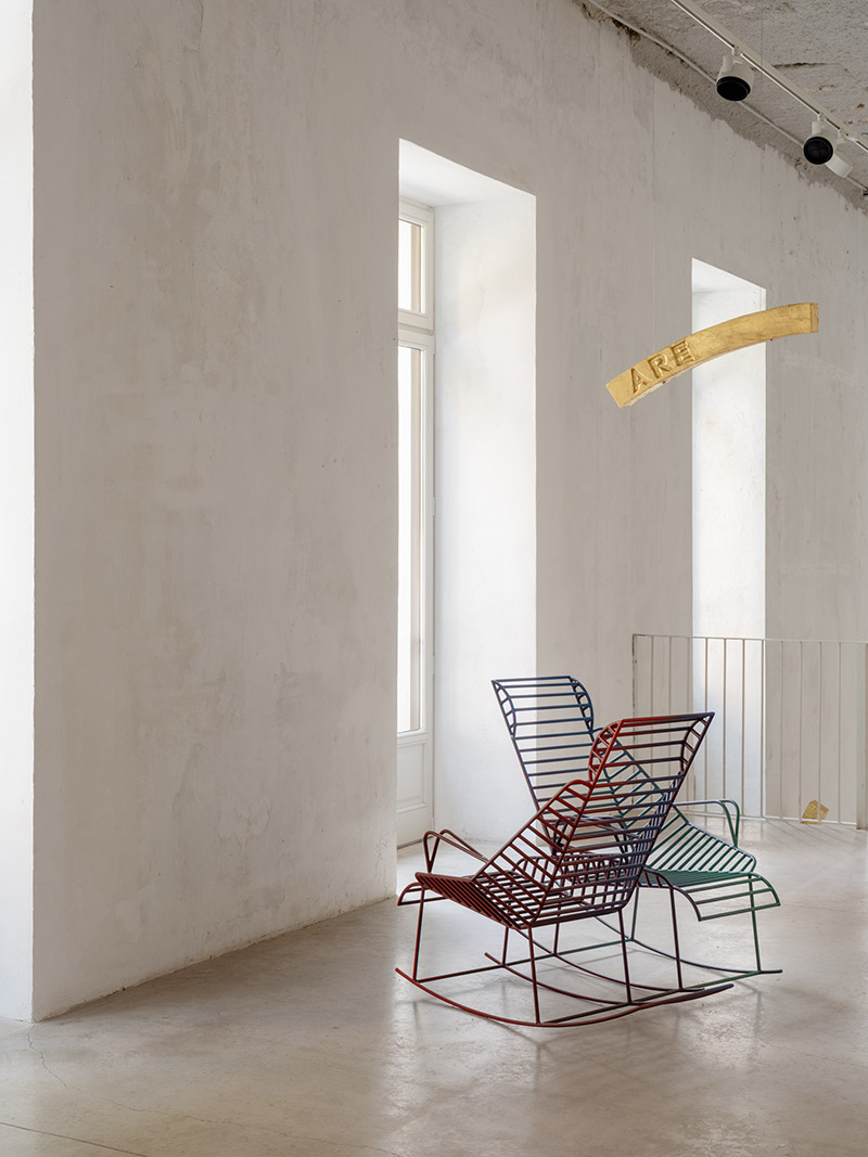 Iván Argote - vista de la exposición en la galería Albarran Bourdais