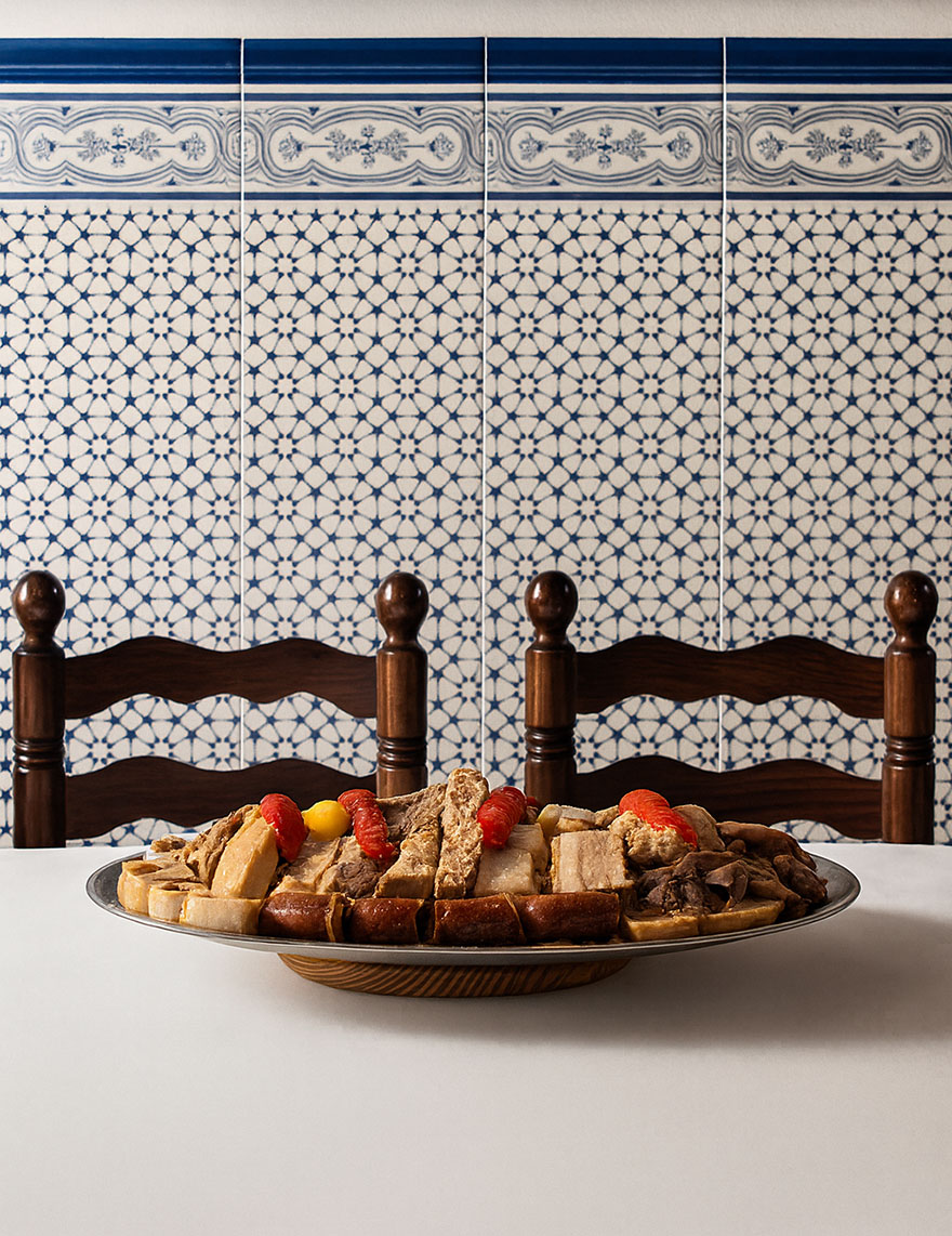 La bandeja del cocido madrileño de La Gran Tasca