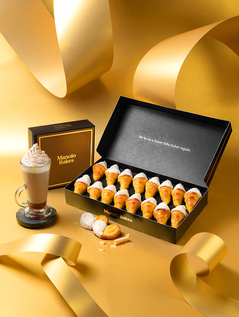 Manolo Bakes, campaña Navidad: Coco & Caramel Latte