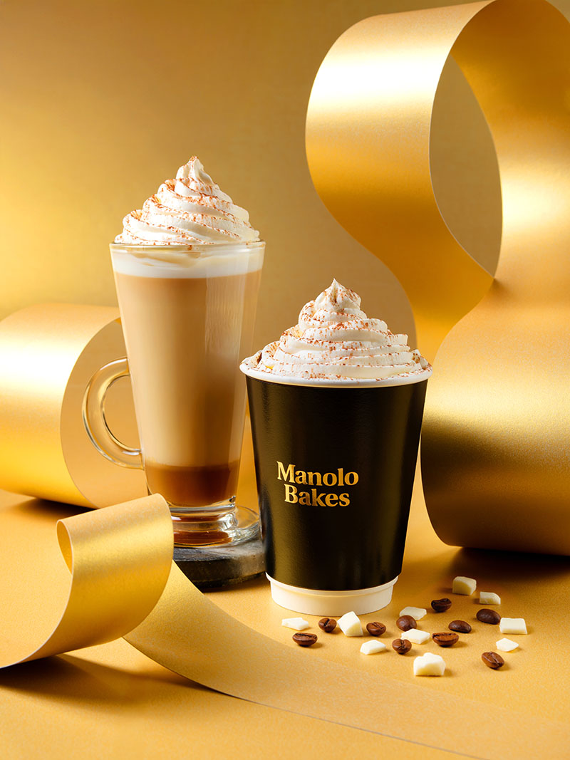 Manolo Bakes, campaña Navidad: Coco & Caramel Latte