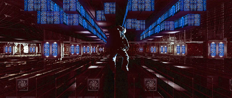 Mega. Las 7 maravillas del mundo digital muestra una representación visual de un data center