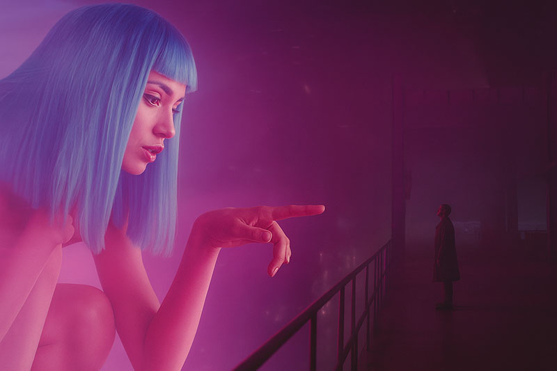 Mega. Las 7 maravillas del mundo digital muestra el holograma de Blade Runner 2049