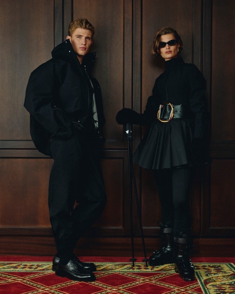 Nike X Jacquemus colaboración ropa de esquí minimalista