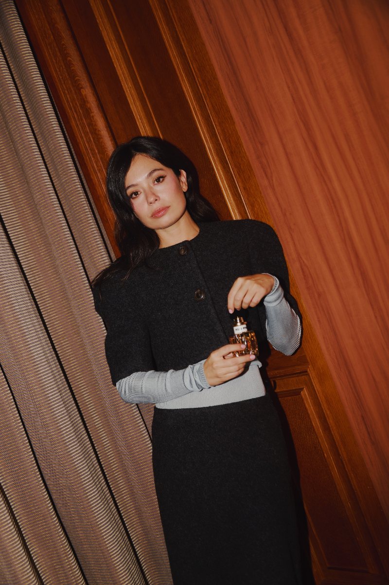 perfumes fiesta navidad evento madrid miu miu