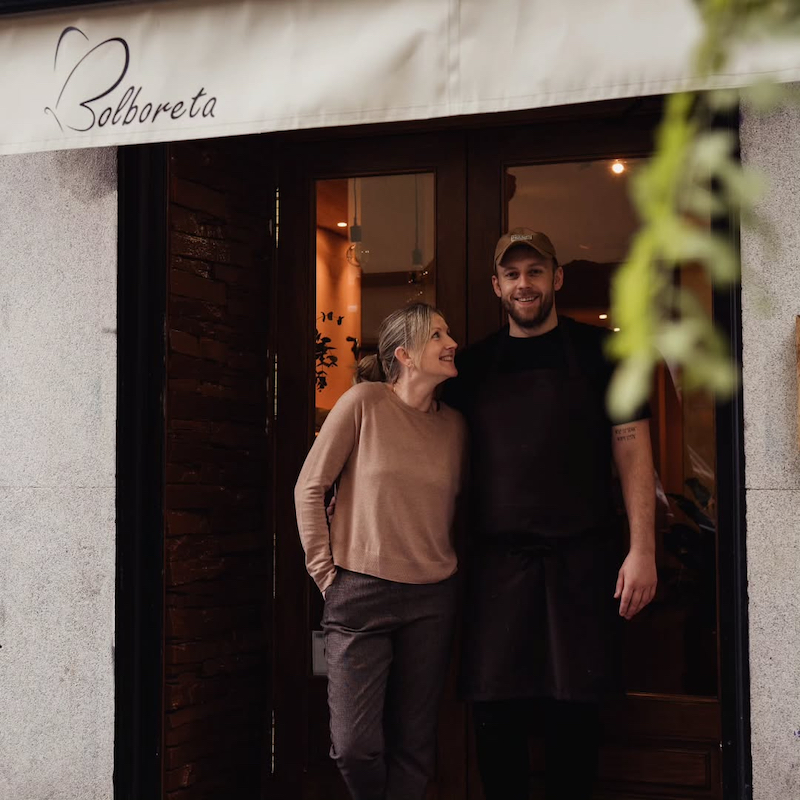 Restaurante Bolboreta: Patricia Grandío y Aaron Quaife