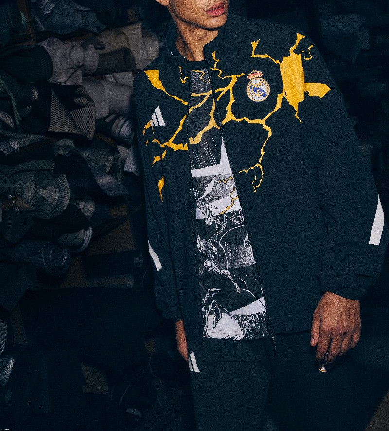 ropa dibujos cómic adidas real madrid marvel all blacks