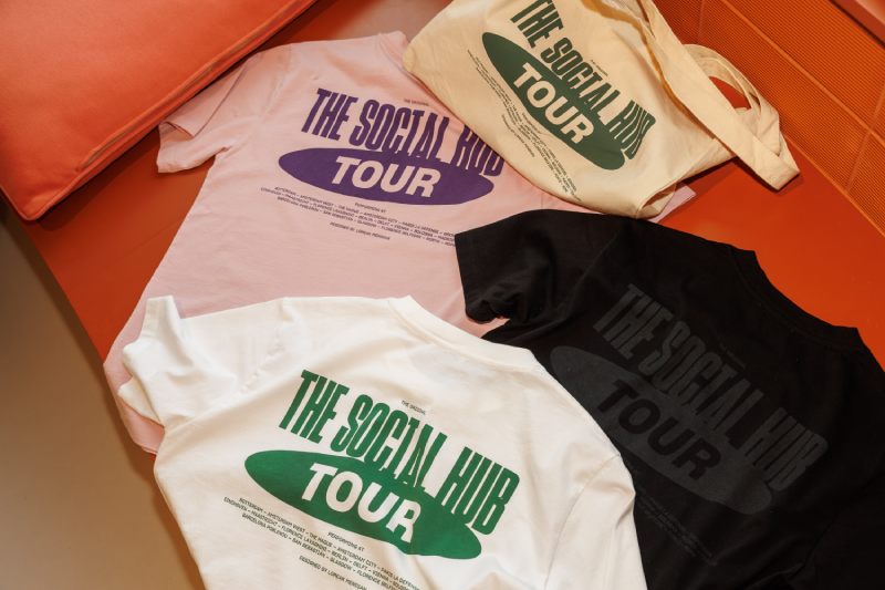 Camisetas gráficas The Social Hub X Loreak Mendian