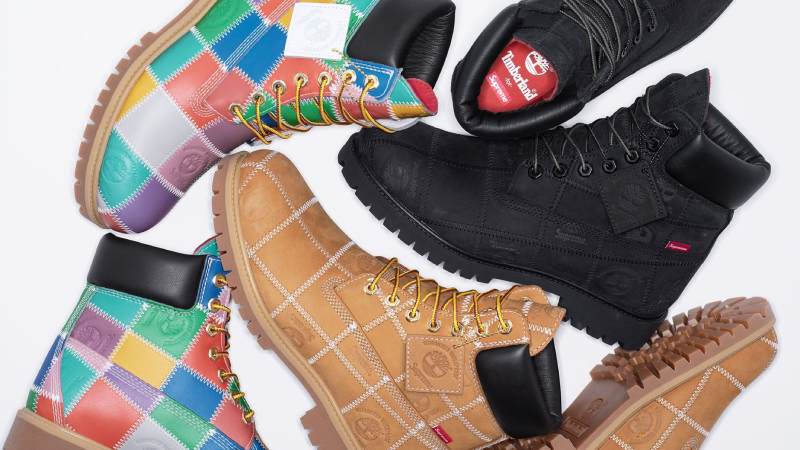Timberland X Supreme fw25 nueva colaboración botas 6-inch