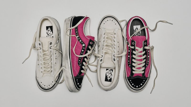 Vans Old Skool 36 Pearlized zapatillas con perlas