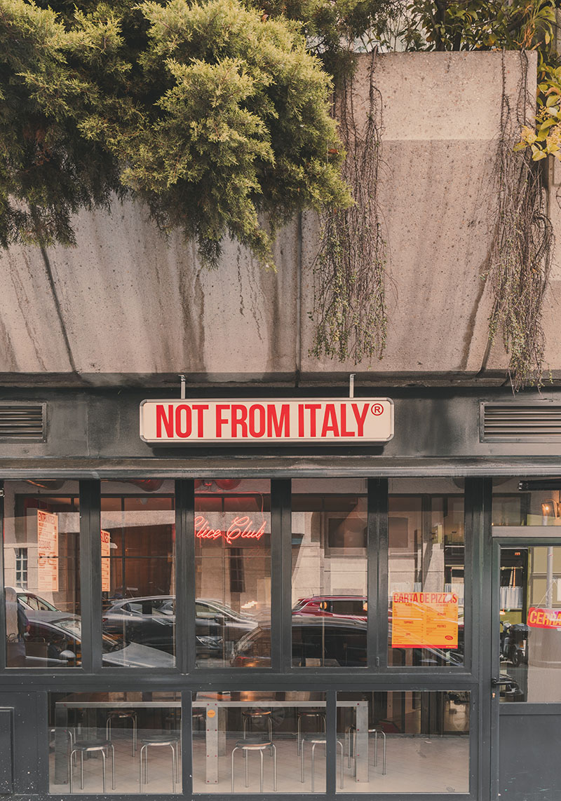 Verbena estudio interiorismo: fachada del local