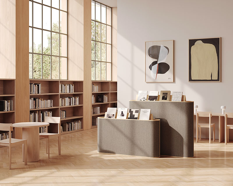 Giro, biombo acústico de Zilenzio diseñado por Yonoh