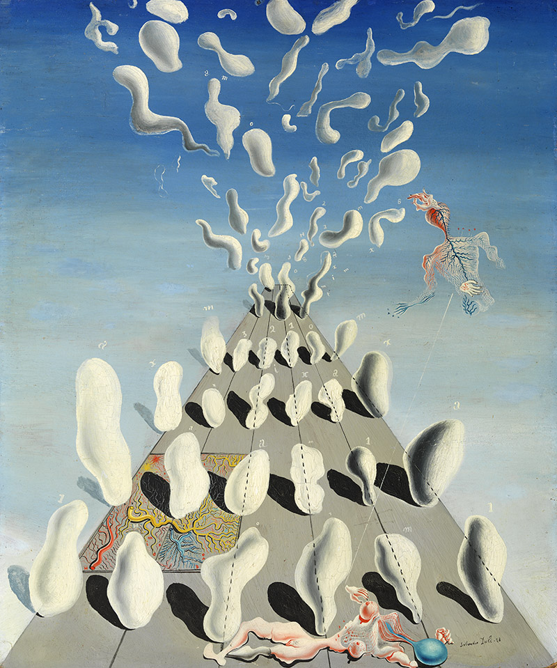 Una de las obras de Dalí