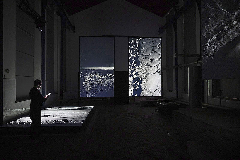 Framerate: Pulse of the Earth - imagen de instalación inmersiva