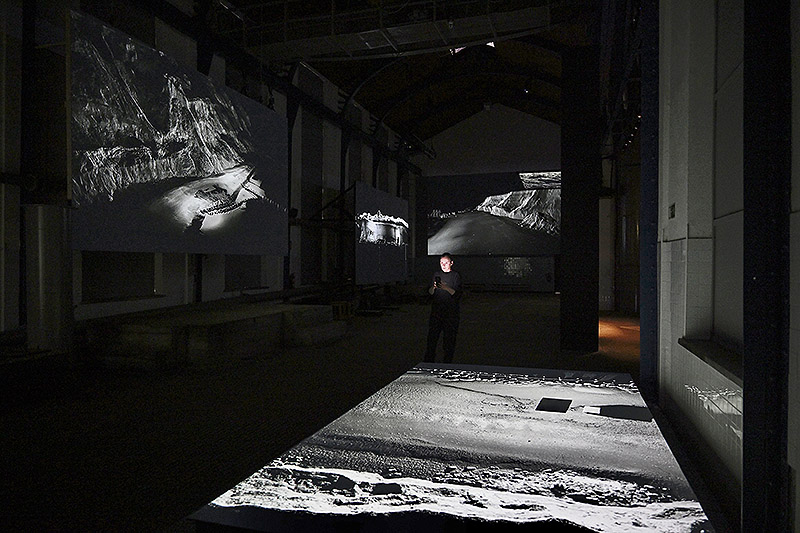 Framerate: Pulse of the Earth - imagen de instalación inmersiva