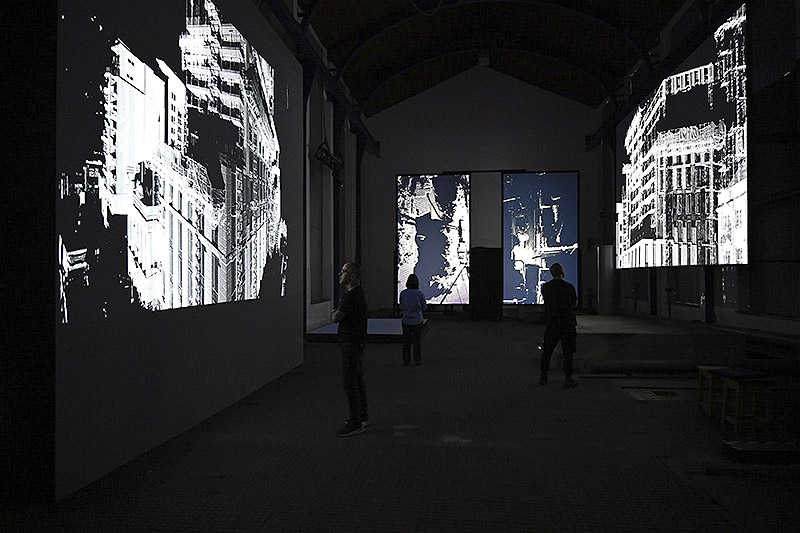 Framerate: Pulse of the Earth - imagen de instalación inmersiva