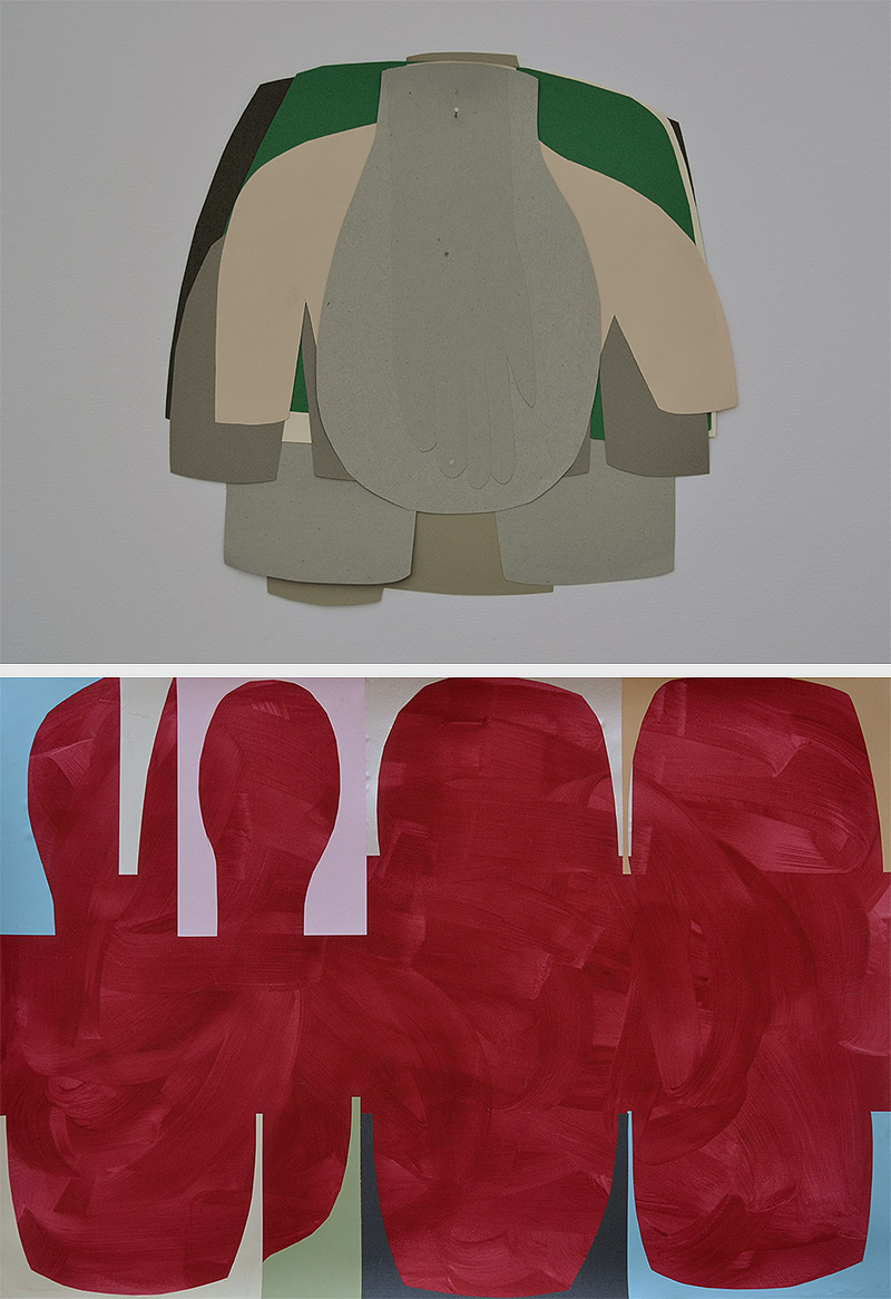 La artista Rosalía Banet presenta Life after love - Serie de dibujos y collages de partes delk cuerpo humano