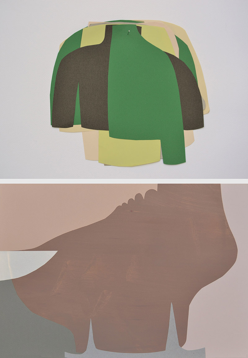 La artista Rosalía Banet presenta Life after love - Serie de dibujos y collages de partes delk cuerpo humano