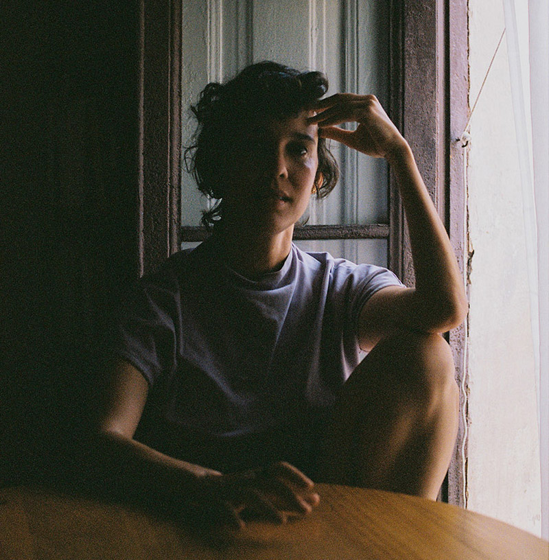 Retrato de la artista