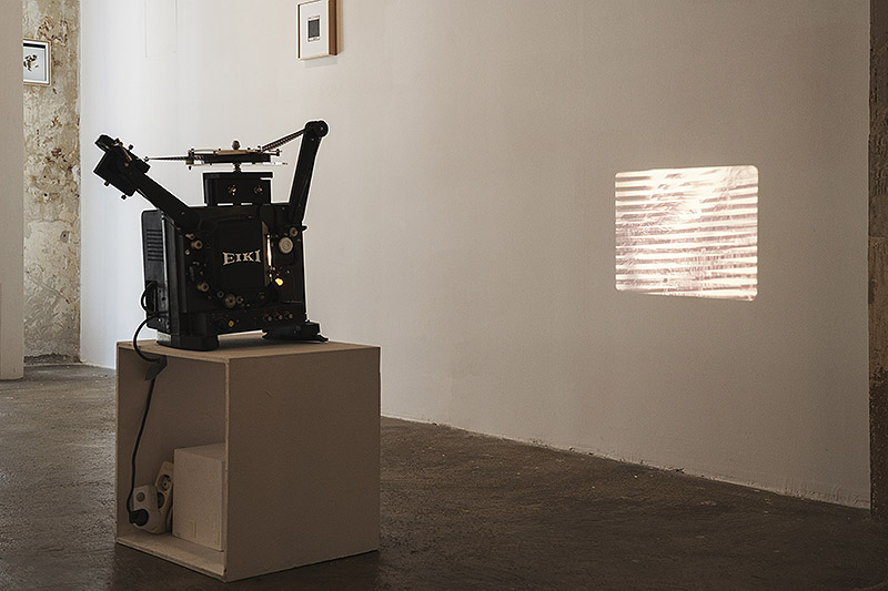 Imagen del proyector de la sala