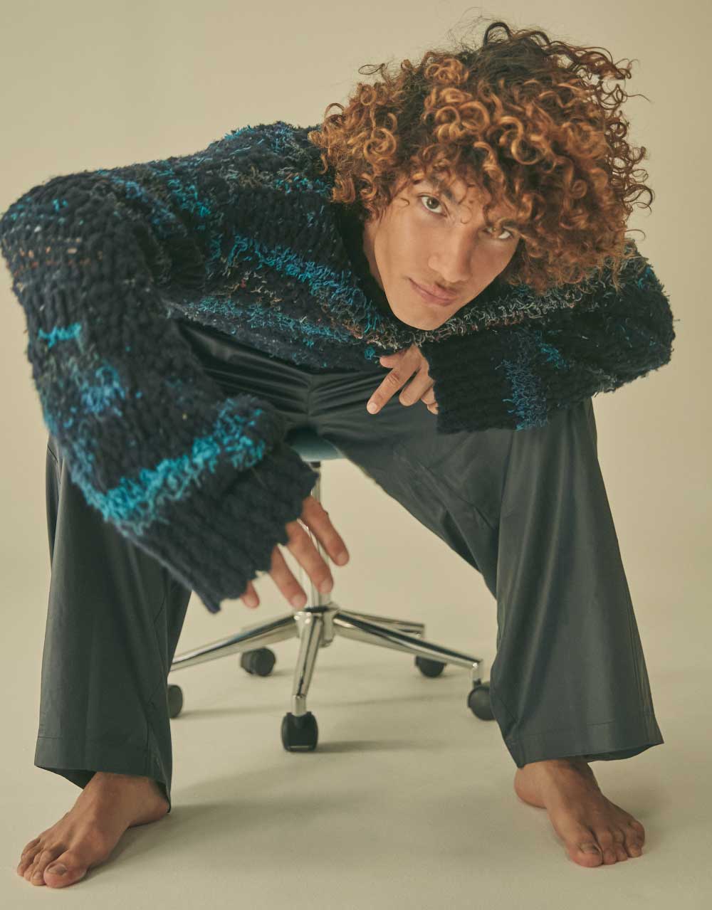 El perfume de Jorge López entre rodaje y rodaje