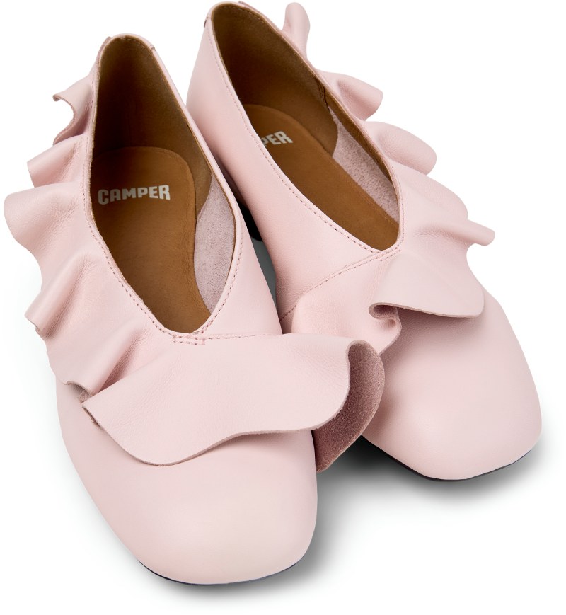 Camper Bailemos zapatos de cuero estilo flamenco