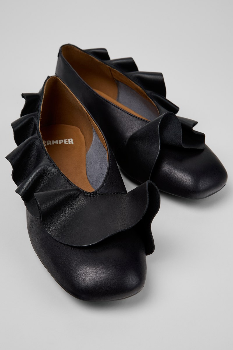 Camper Bailemos zapatos de cuero estilo flamenco