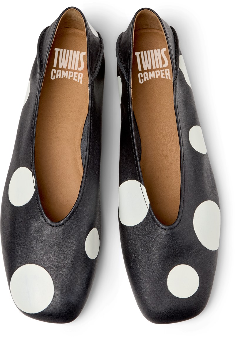 Camper Bailemos zapatos de cuero estilo flamenco