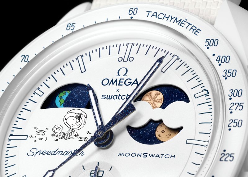 Nuevo reloj Omega X Swatch Mission to Earthphase Moonshine Gold Cold Moon