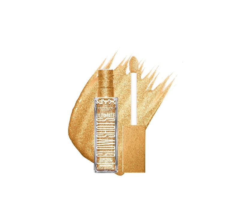 sombra ojos brillos navidad tendencias nyx cosmetics color dorado