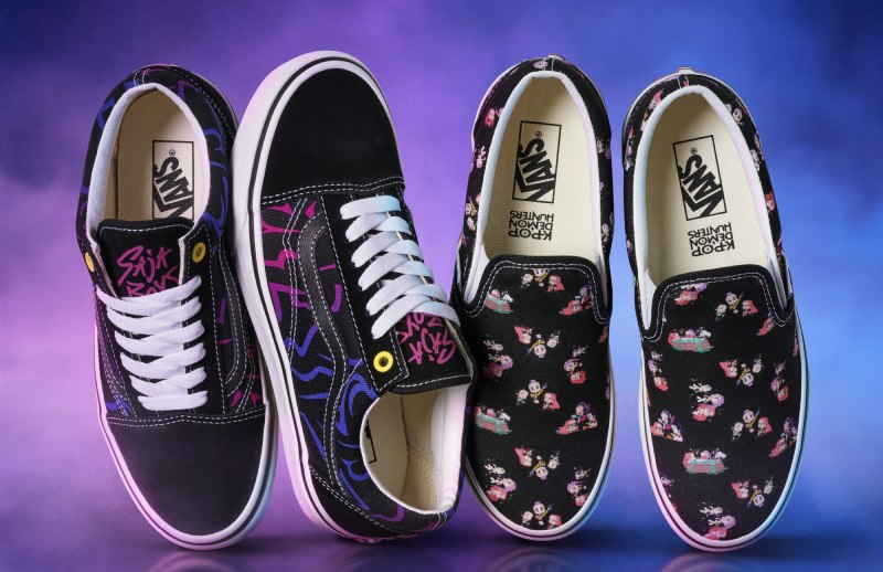 Vans X KPop Demon Hunters colaboración zapatillas
